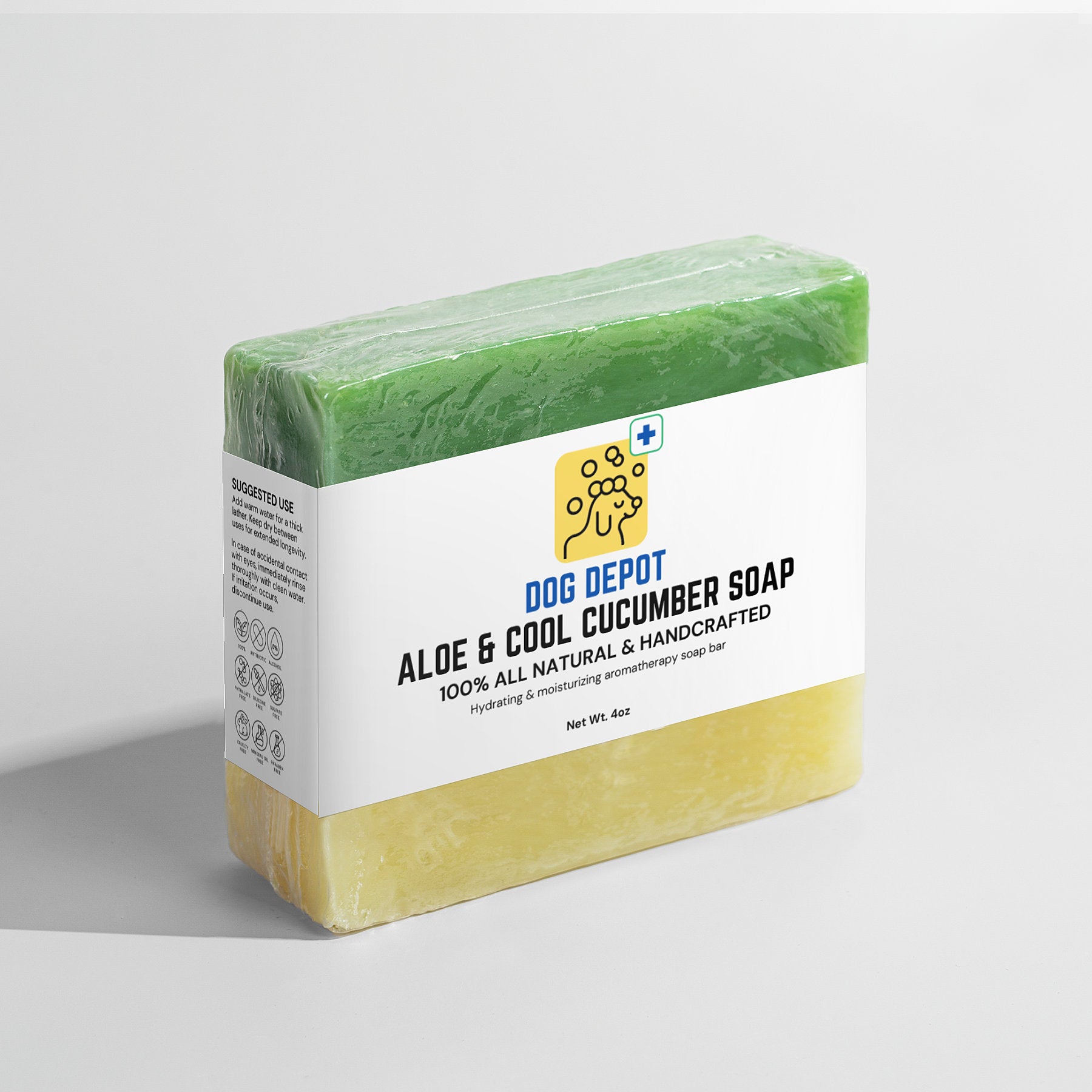 Dog Depot - Natural Aloe & Cool Cucumber Soap - Dog Depot