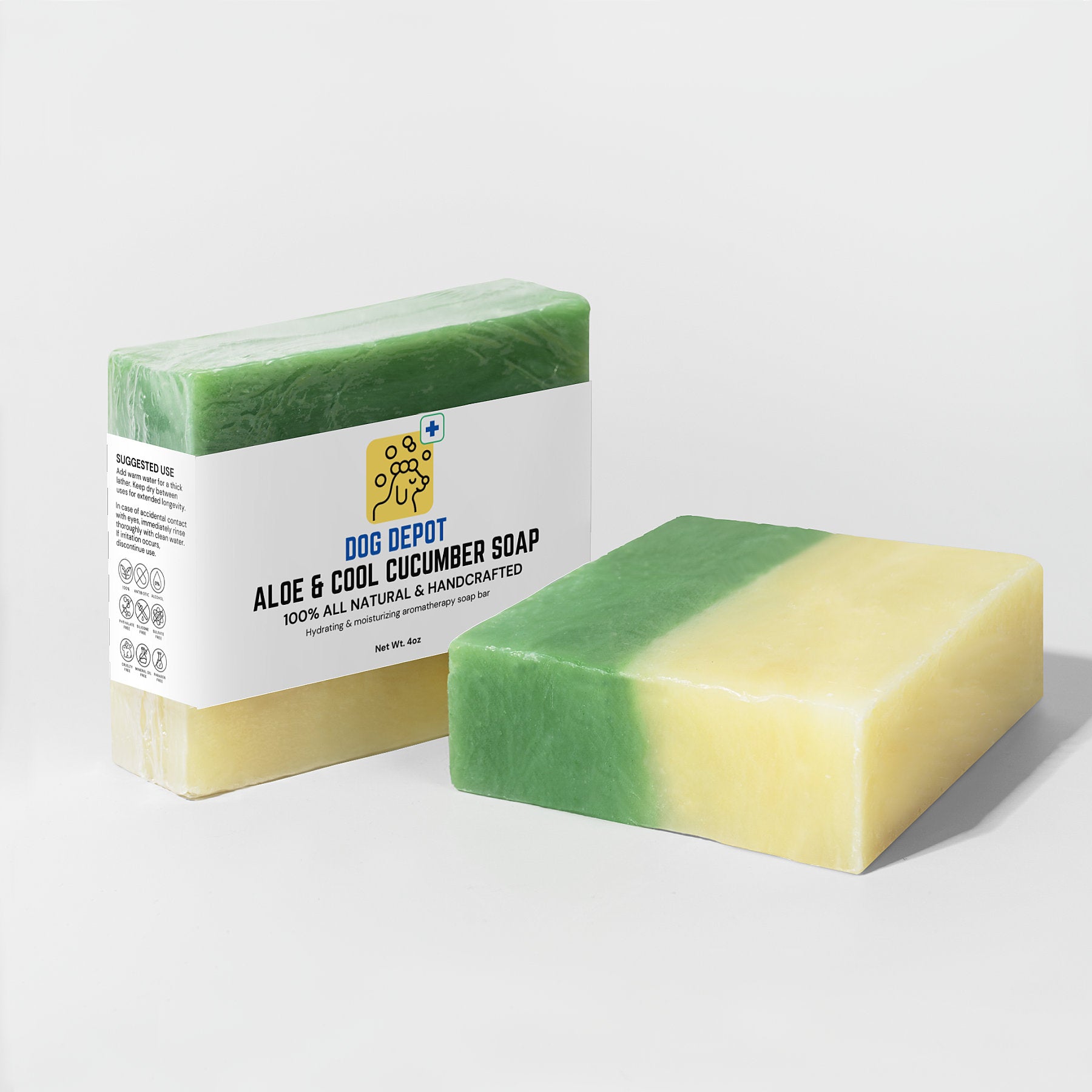 Dog Depot - Natural Aloe & Cool Cucumber Soap - Dog Depot