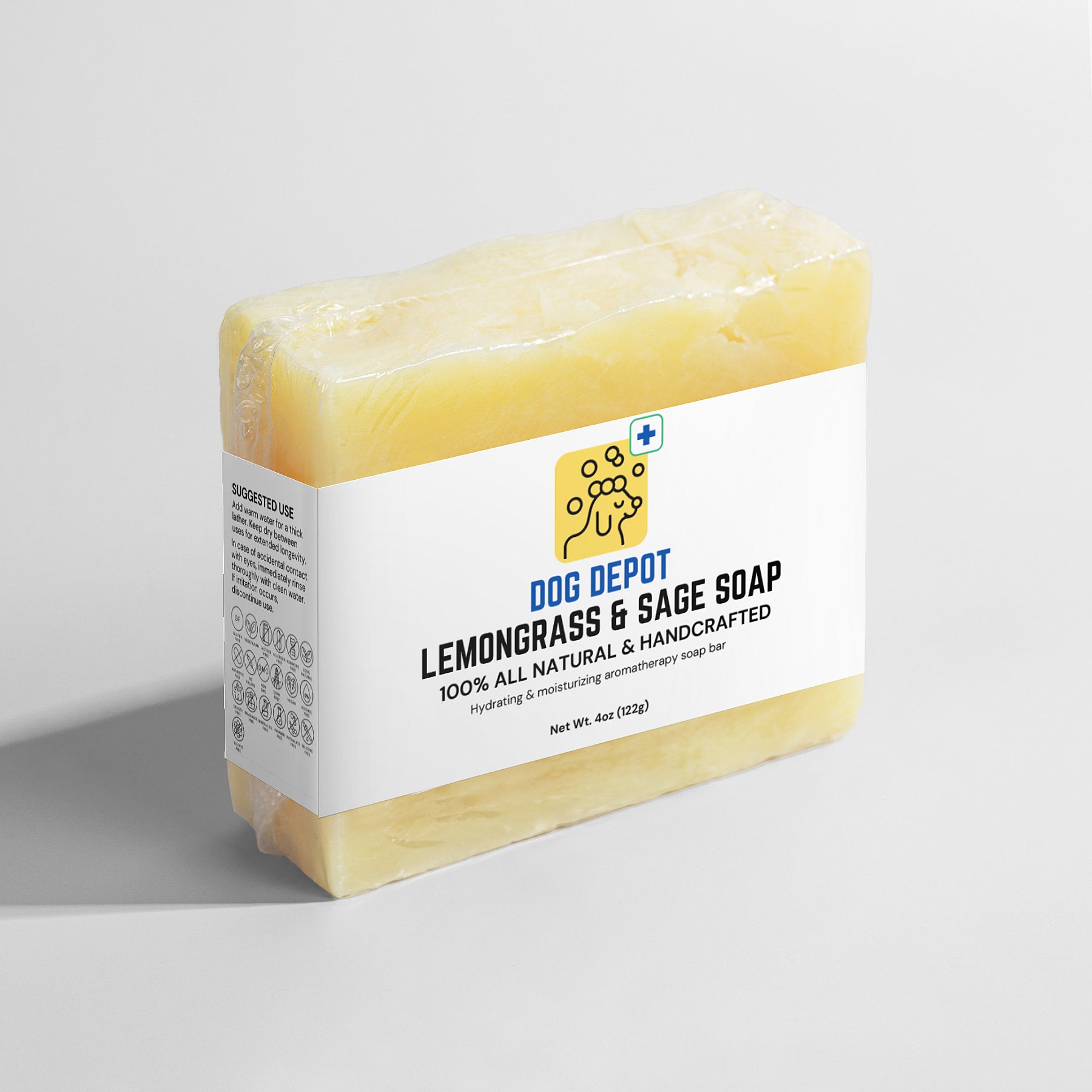 Dog Depot - All Natural Lemongrass & Sage Soap - Dog Depot