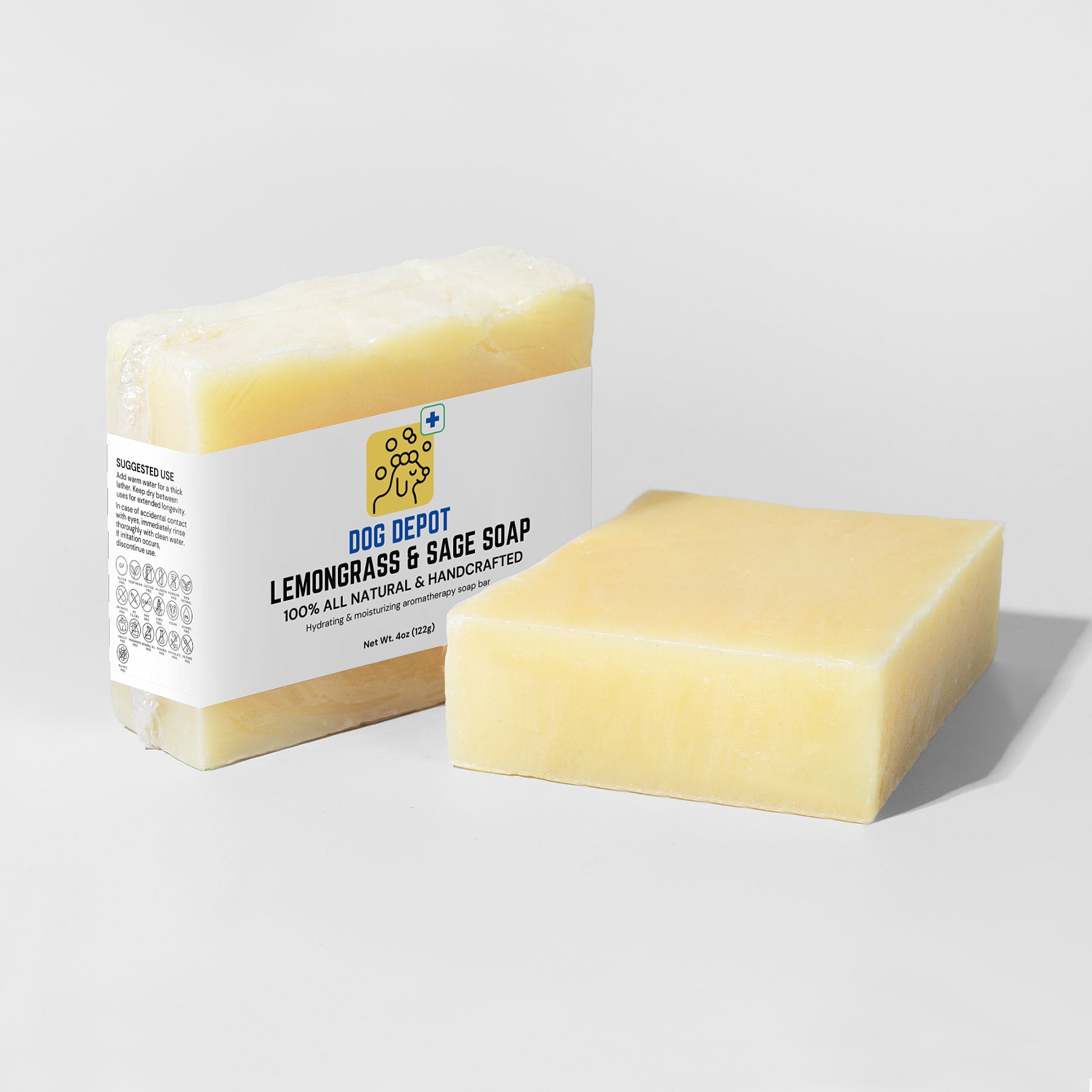 Dog Depot - All Natural Lemongrass & Sage Soap - Dog Depot