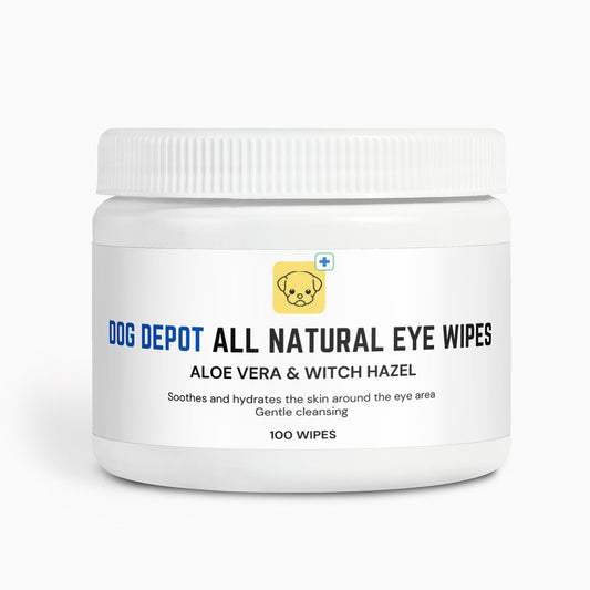 Dog Depot - All Natural Dog Eye Wipes - Dog Depot