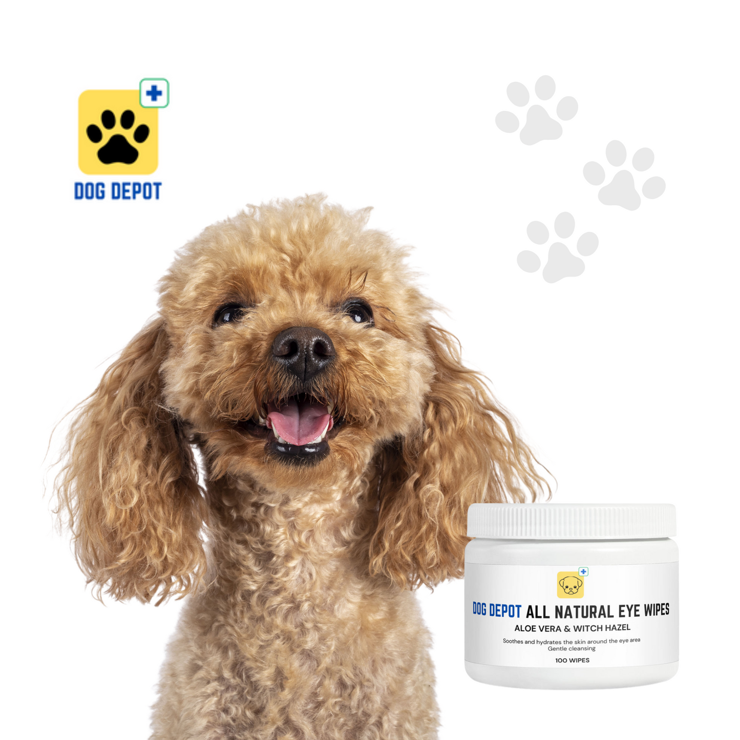 Dog Depot - All Natural Dog Eye Wipes